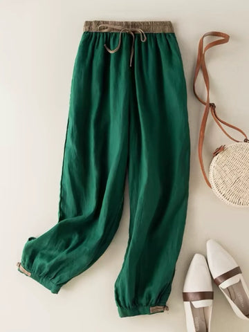 Retro Linen Pants