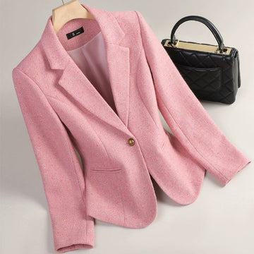 2025 Women’s Premium Wool Blazer – Spring & Autumn Suit Jacket
