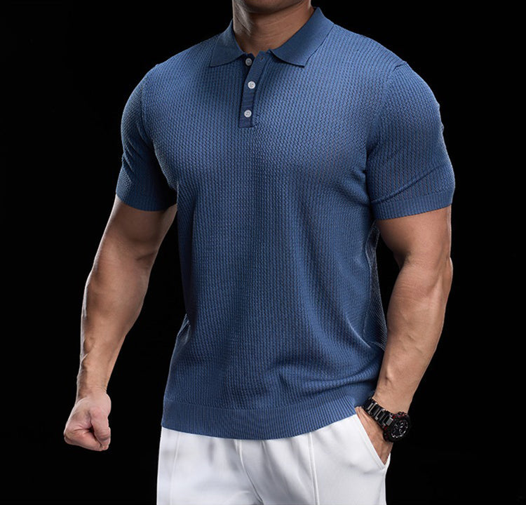 Over Bearring Retro Muscle Polo Shirt