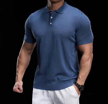 Over Bearring Retro Muscle Polo Shirt
